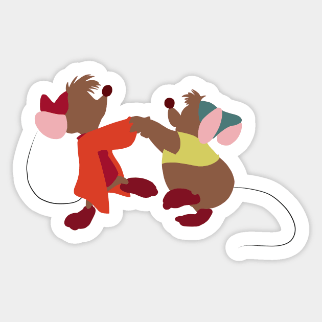 Dancing Mice Sticker by beefy-lamby